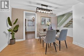 Mississauga (Meadowvale) townhouse for rent - A dining room with a table set for four.