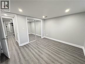 Hamilton apartment for rent - A room with a realtor sign on the wall.
