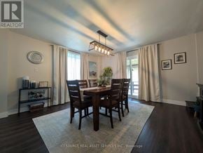 Belleville (Belleville Ward) apartment for rent - A dining room with a table set for four.
