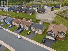 St. John's multi-family for rent - A row of houses with cars parked in front.
