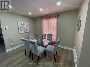 Brampton (Fletcher's Meadow) apartment for rent - A dining room with a table set for four.