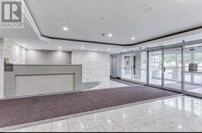 Toronto (Mount Olive-Silverstone-Jamestown) condo for rent - A reception area with a sign that says REALTOR.