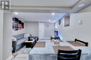 Hamilton (Stipley) apartment for rent - A well-lit dining area with a table set for two.