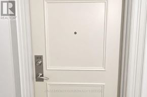 London South (South J) condo for rent - A white door with a silver handle and a number 315 on it.