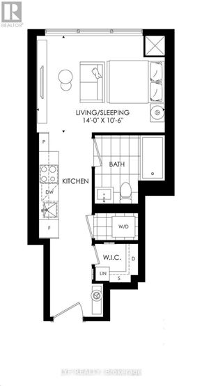 Toronto (Church-Yonge Corridor) condo for rent - 1205 - 89 CHURCH STREET 1205