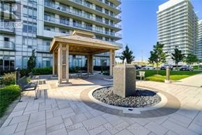 Mississauga (Central Erin Mills) condo for rent - A building with a gazebo in front of it.
