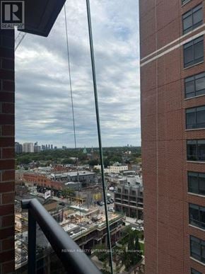 Toronto (Junction Area) condo for rent - A view from a high-rise building looking down at a construction site.