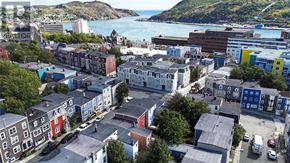 St. John's house for rent - A coastal town with a mix of residential and commercial buildings.