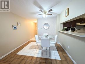 Mississauga (City Centre) condo for rent - A dining room with a white table and chairs.