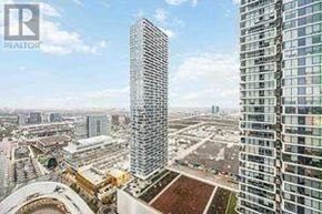 Vaughan (Vaughan Corporate Centre) condo for rent - A tall building with the Realtof logo on it.