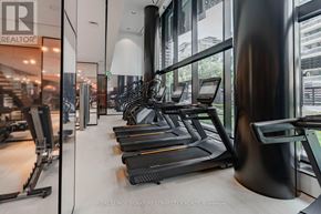 Toronto (Mount Pleasant West) condo for rent - A gym with treadmills and a glass wall.