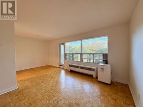 Toronto (St. Andrew-Windfields) condo for rent - A room with a window and a radiator on the floor.