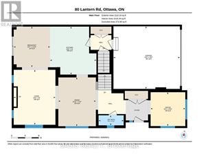 Ottawa apartment for rent - A floor plan for a property at 80 Lantern Rd, Ottawa, ON.
