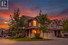 Guelph townhouse for rent - A house with a sunset in the background.
