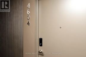 Mississauga (City Centre) condo for rent - A door with a number 4604 on it.