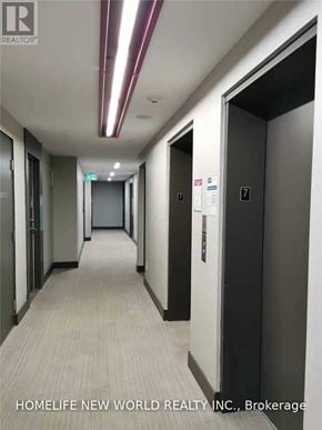Toronto (Mount Pleasant West) condo for rent - A hallway with doors numbered 7 and 8.
