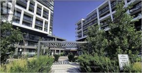 Toronto (Downsview-Roding-Cfb) condo for rent - A sign in front of a building reads "Area Closed for Winter.".