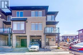 Hamilton (Parkview) townhouse for rent - A two-story brick apartment building with a balcony and a car parked in front.