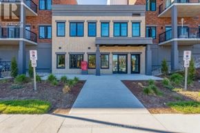Clearview (Creemore) condo for rent - A building with a red mailbox in front of it.