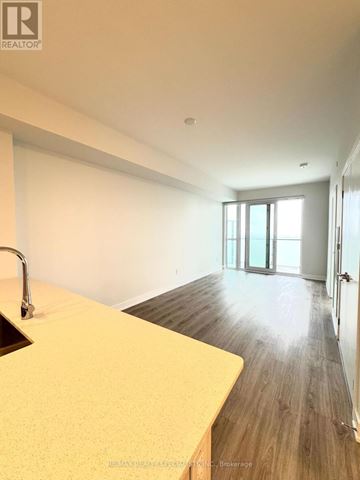 Mississauga (City Centre) condo for rent - A real estate listing image of a kitchen with a sink and a counter.