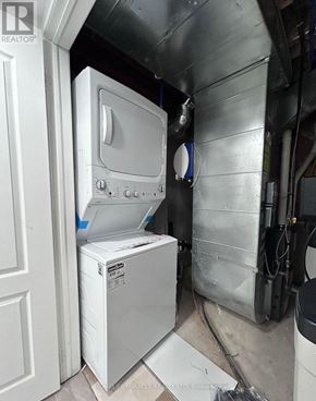 Brampton (Credit Valley) apartment for rent - A white dishwasher is in a small room.