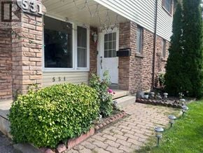 Oshawa (Eastdale) apartment for rent - A house numbered 531 with a white door and a small garden.