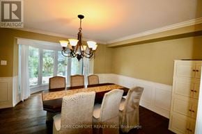 Aurora (Aurora Highlands) apartment for rent - A dining room with a table set for six.
