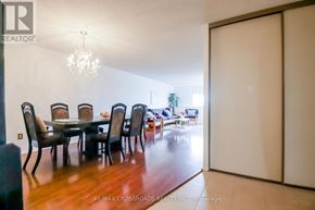 Toronto (L'amoreaux) condo for rent - A dining room with a table and chairs.
