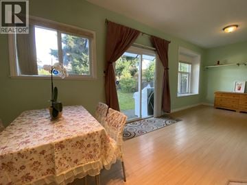 Burnaby apartment for rent - A dining room with a table set for two.