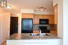 Toronto (Islington-City Centre West) condo for rent - A kitchen with granite countertops and stainless steel appliances.