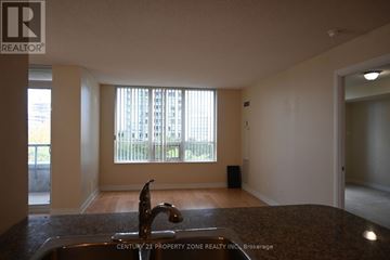 Toronto (Islington-City Centre West) condo for rent - A kitchen with a sink and a window.