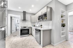 Hamilton (Landsdale) apartment for rent - A modern kitchen with a stainless steel oven and microwave above the counter.