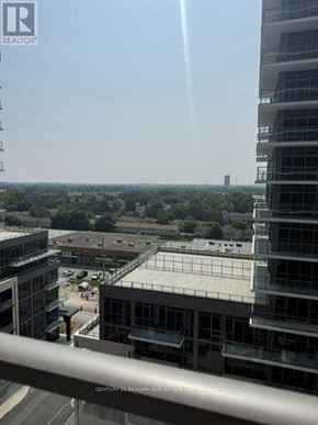 Milton (Tm Timberlea) condo for rent - A view from a high-rise building looking out over a cityscape.