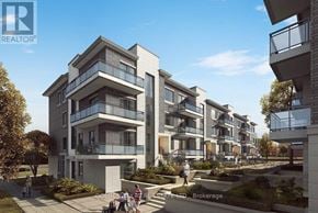 Toronto (L'amoreaux) townhouse for rent - A modern apartment complex with balconies and multiple stories.