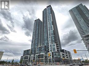 Mississauga (City Centre) condo for rent - A tall building with the words REALTOR on the front.