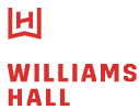 Edmonton apartment for rent - A logo with the words "Williams Hall" in red.