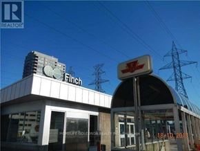 Toronto (Willowdale West) apartment for rent - A Finch gas station with a clear blue sky in the background.