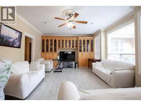 Richmond apartment for rent - A living room with a white couch and a television.
