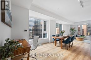 Toronto (Mount Pleasant West) condo for rent - A well-lit room with a dining table and chairs.