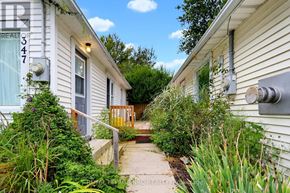 Fort Erie (Crystal Beach) apartment for rent - A small garden area in front of a house.