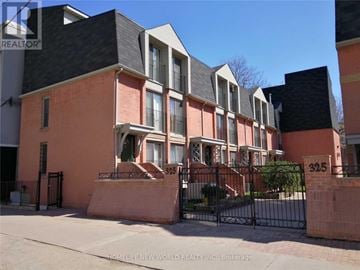 Toronto (Moss Park) townhouse for rent - A building with the number 325 on it.