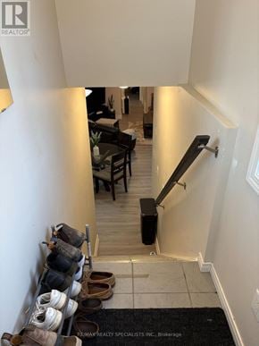 London South (South W) townhouse for rent - Shoes are lined up on the floor.