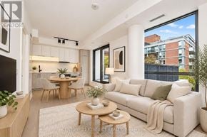 Toronto (Forest Hill South) condo for rent - A spacious room with a window and a wooden floor.