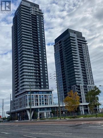 Vaughan (Vaughan Corporate Centre) condo for rent - Two tall buildings are shown in the image.