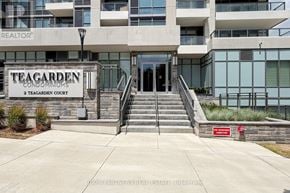 Toronto (Willowdale East) condo for rent - The front of a building called Teagarden Condominiums.