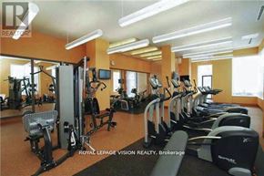 Toronto (Banbury-Don Mills) condo for rent - A gym with a variety of equipment including treadmills, weights, and exercise machines.