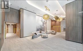 Pickering (Bay Ridges) condo for rent - A modern living room with a white sofa set and a grey floor.