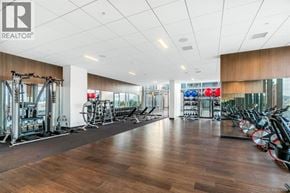 Burnaby apartment for rent - A gym with a variety of equipment including treadmills, weights, and exercise machines.