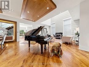 Toronto (Newtonbrook East) apartment for rent - A grand piano sits in the middle of a spacious living room.