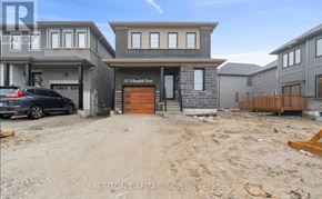 Barrie apartment for rent - A real estate brokerage company is advertising a property with a modern house and a car parked in front.